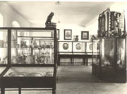 Pohled do expozice v prostorách městského muzea v budově nynější radnice
